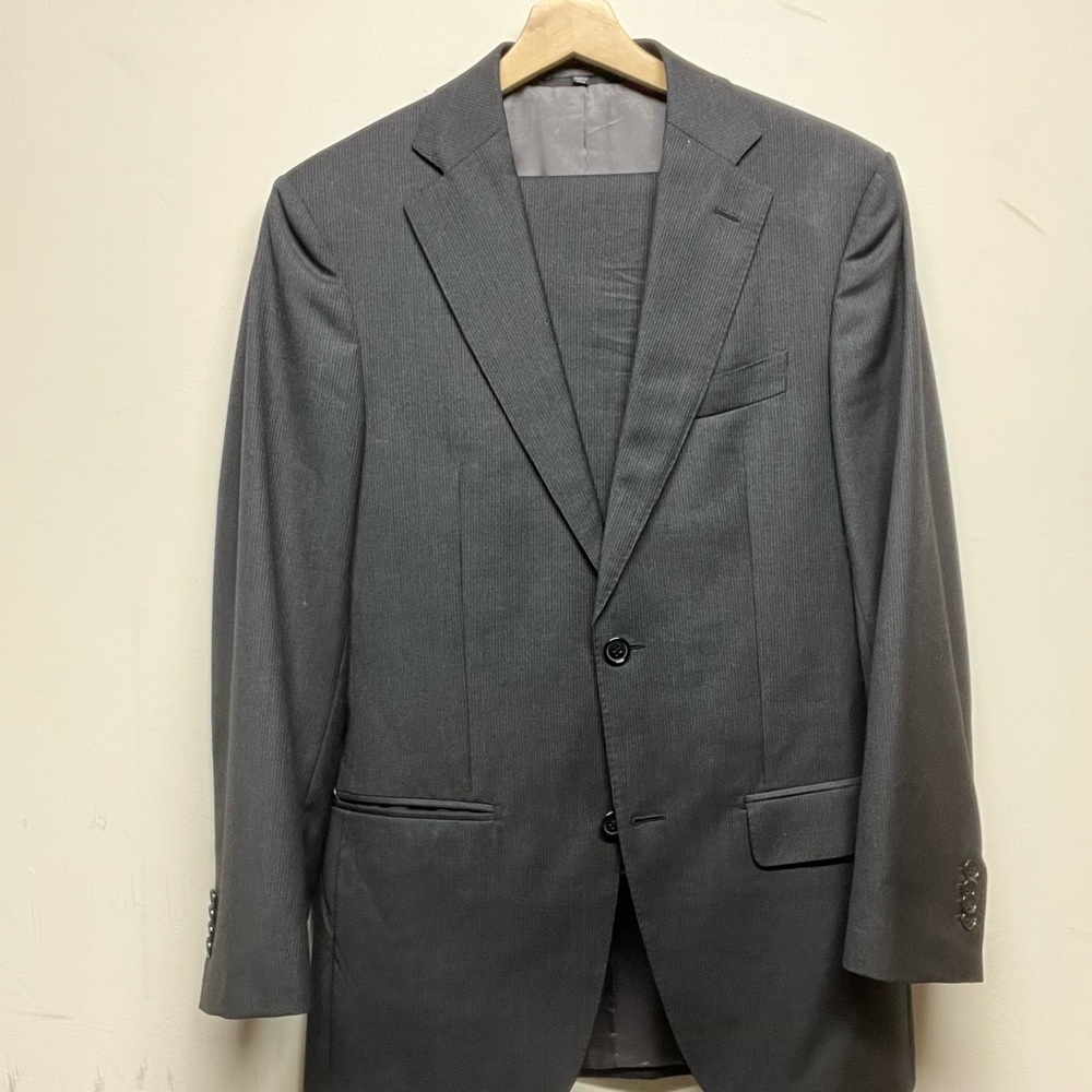 SuitSupply Pinstripe Classic Gray Blazer